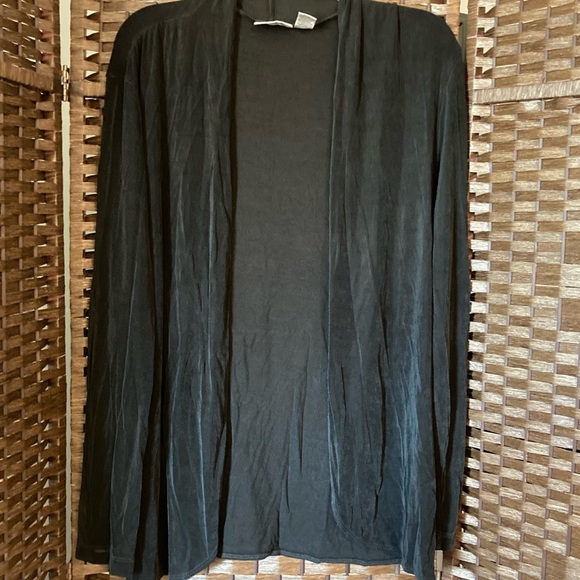 Chico’s 2 top cardigan jacket large 12/14 casual stretch - Picture 2 of 4